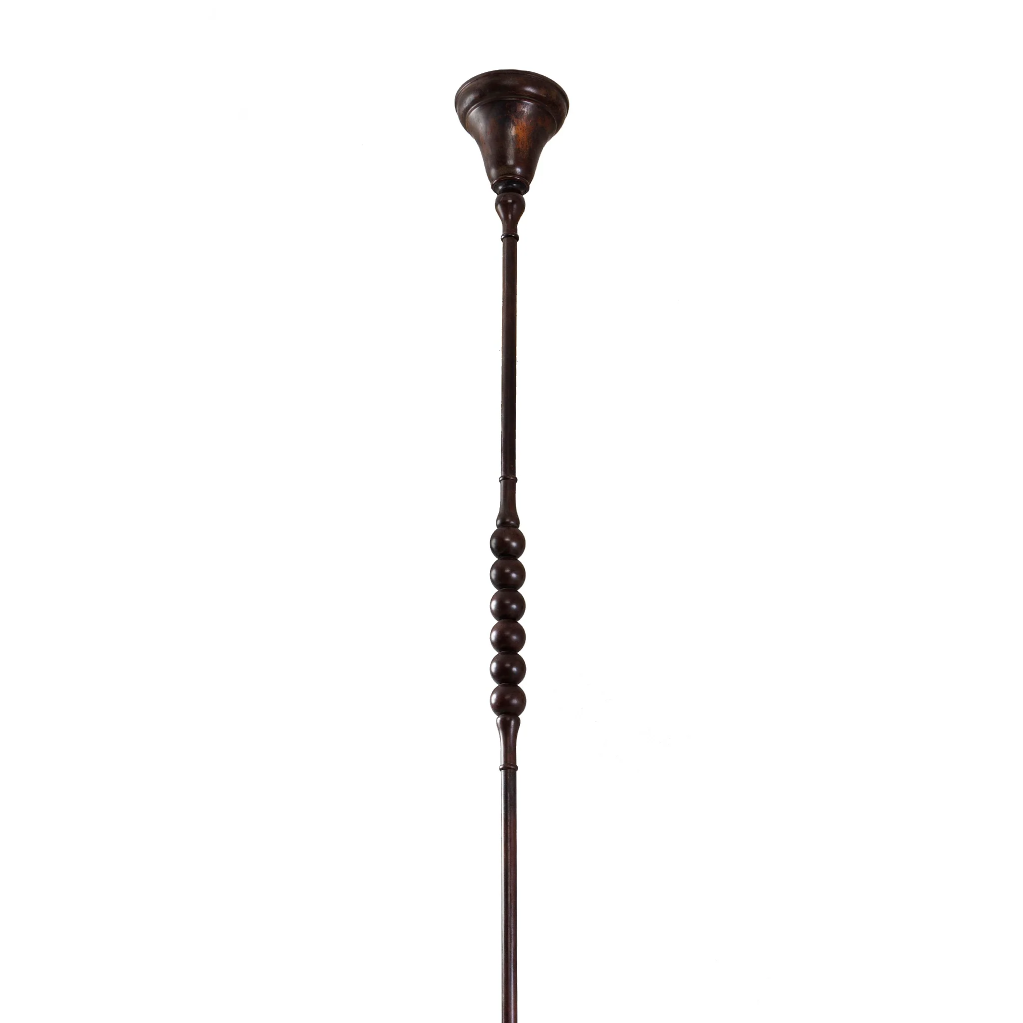 A Tiffany Studios New York "Swirling Leaf Geometric" Chandelier. - Image 6