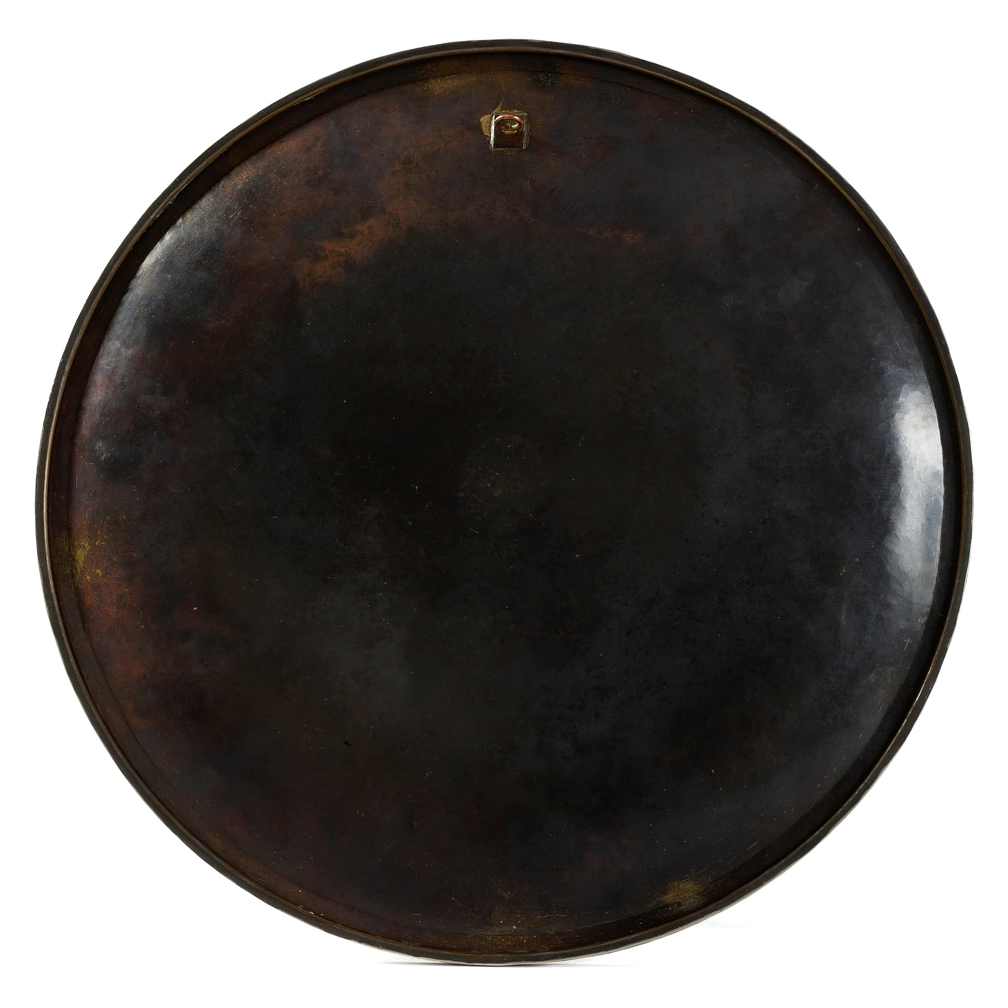 Claudius Linossier "Étoile Rayonnante" Dinanderie Copper Charger - Image 3