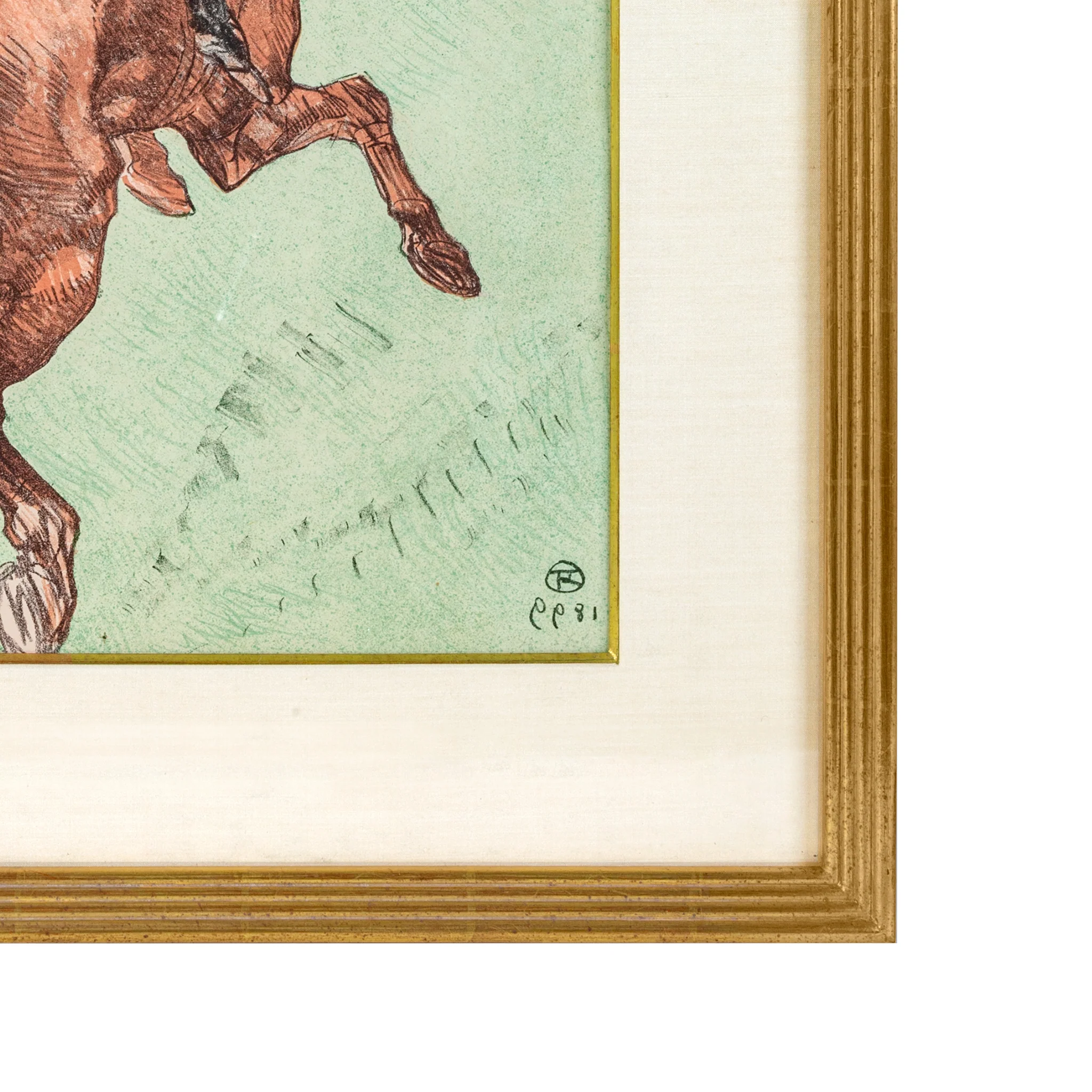 Henri de Toulouse-Lautrec "Le Jockey" Lithograph - Image 3